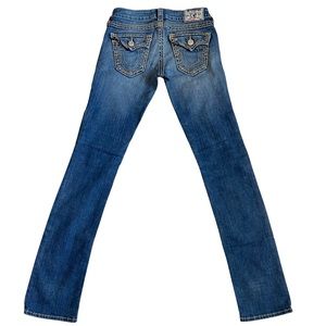 True Religion Low Rise Straight Jeans